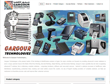 Tablet Screenshot of gargour.com